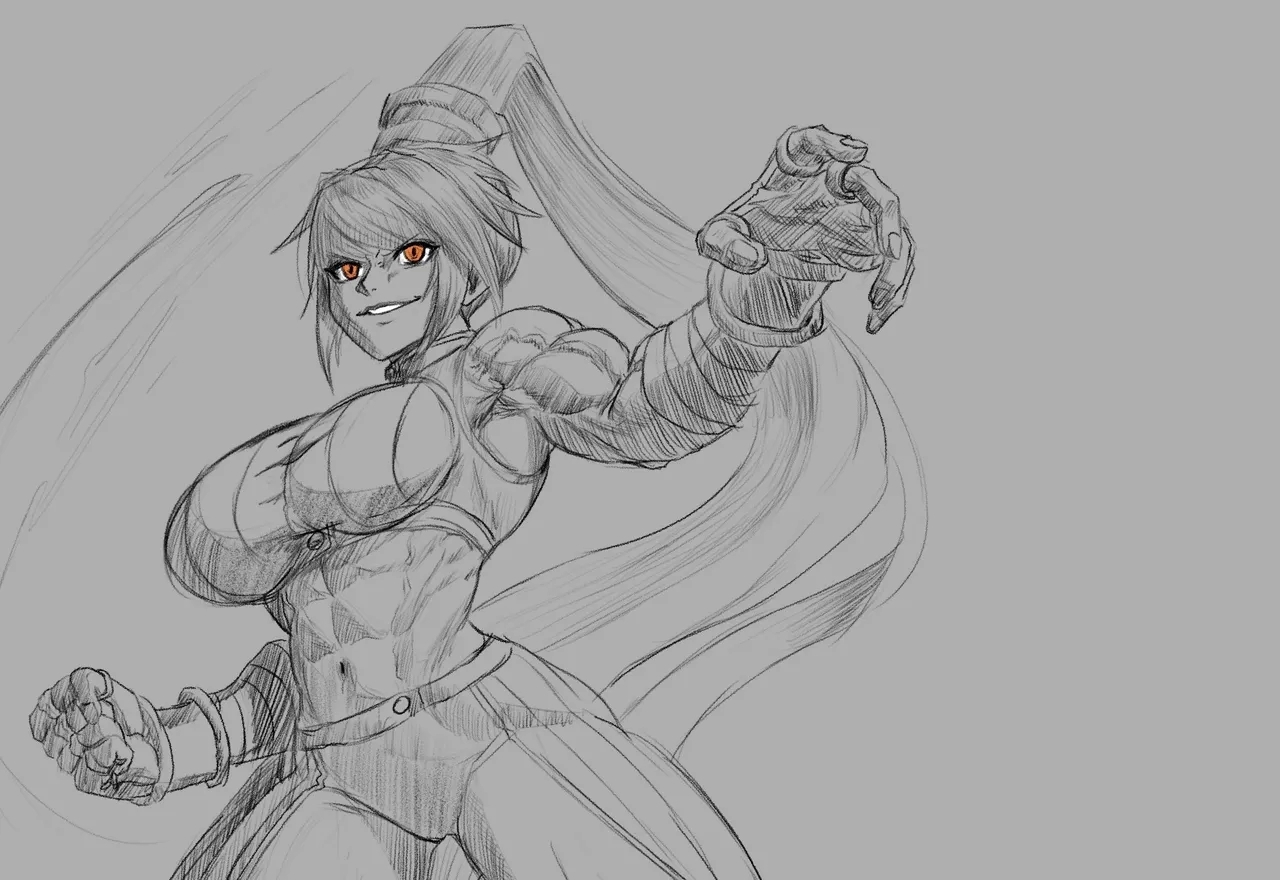 muscle girl art - Page 220