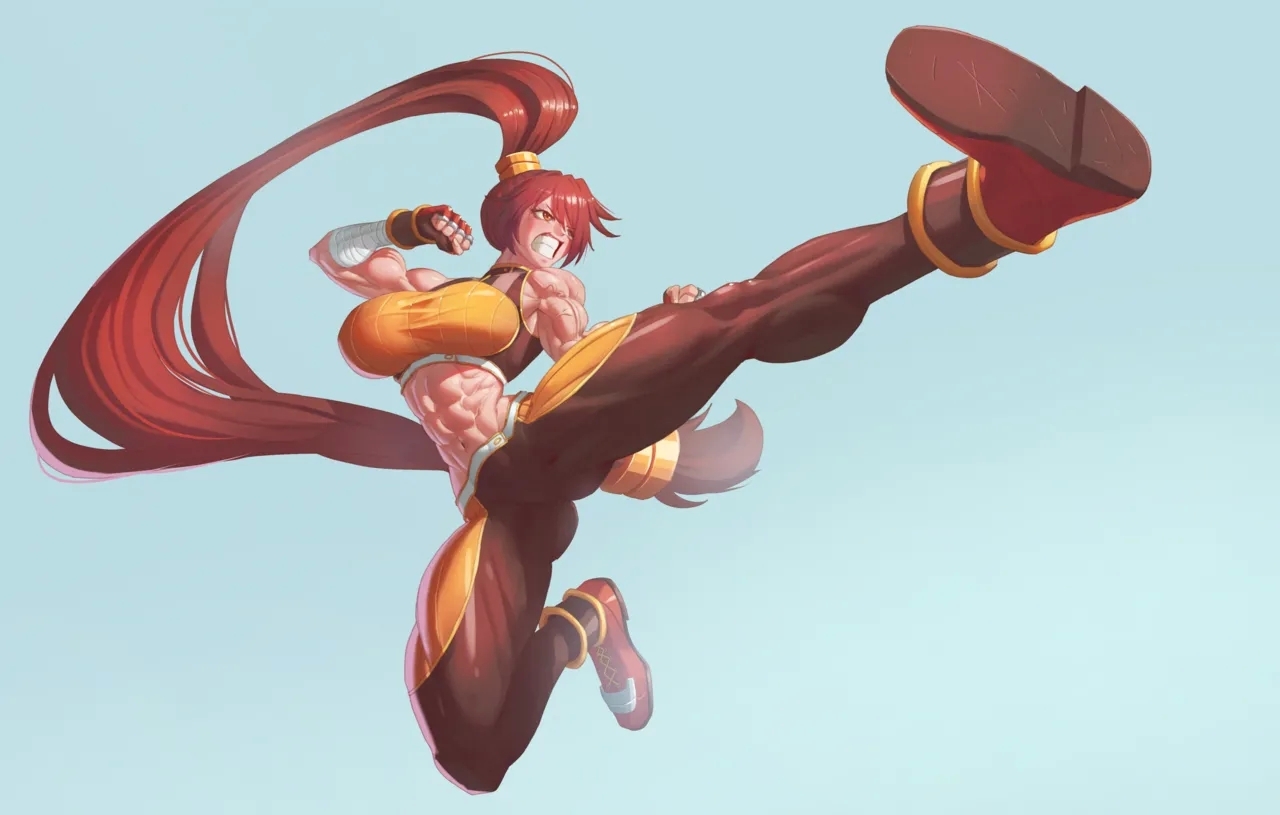 muscle girl art - Page 221