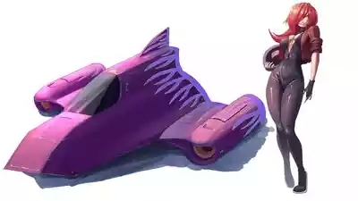 muscle girl art 3