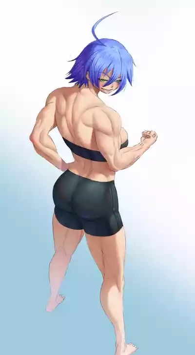 muscle girl art 6