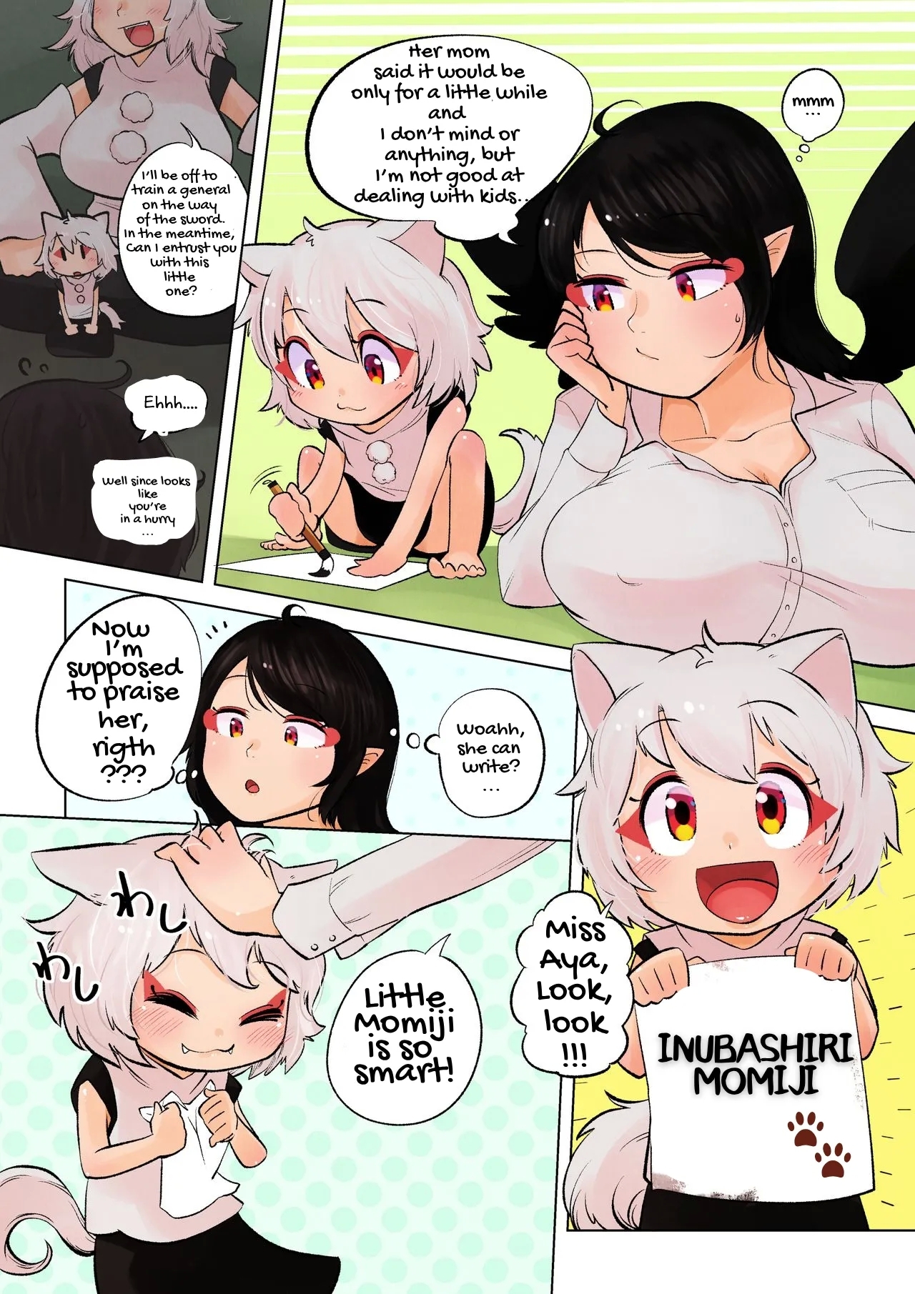 Can Aya handle Momiji’s shota dick - Page 3