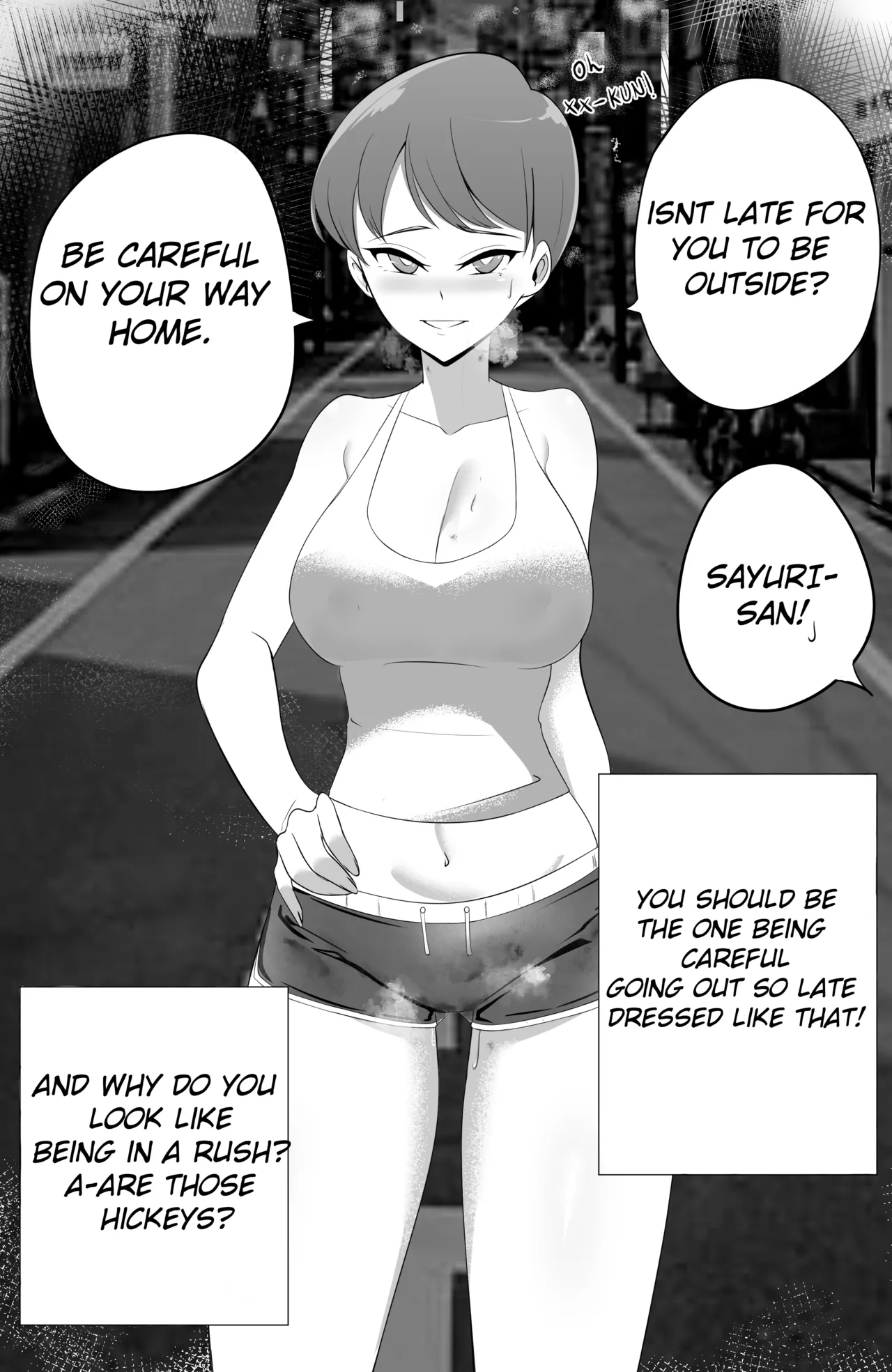[Sorabluesky] 不器用でエロい隣人さゆりさん [英語] - Hentaiaz.com - 2