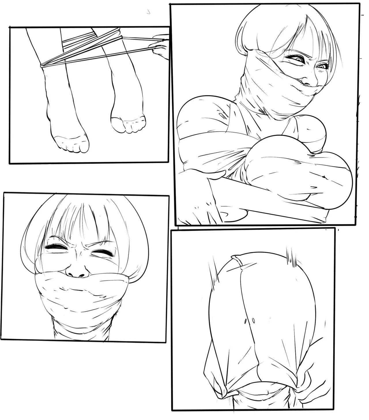 Bondage Short Manga comic - Page 12