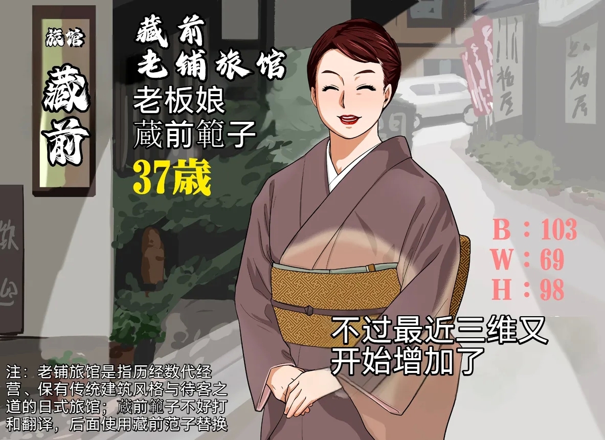 Shinise Ryokan Kuramae Okami Kuramae Noriko 37-sai B103 W69 H98 Dosukebe Service Hajimemashita. - Page 3