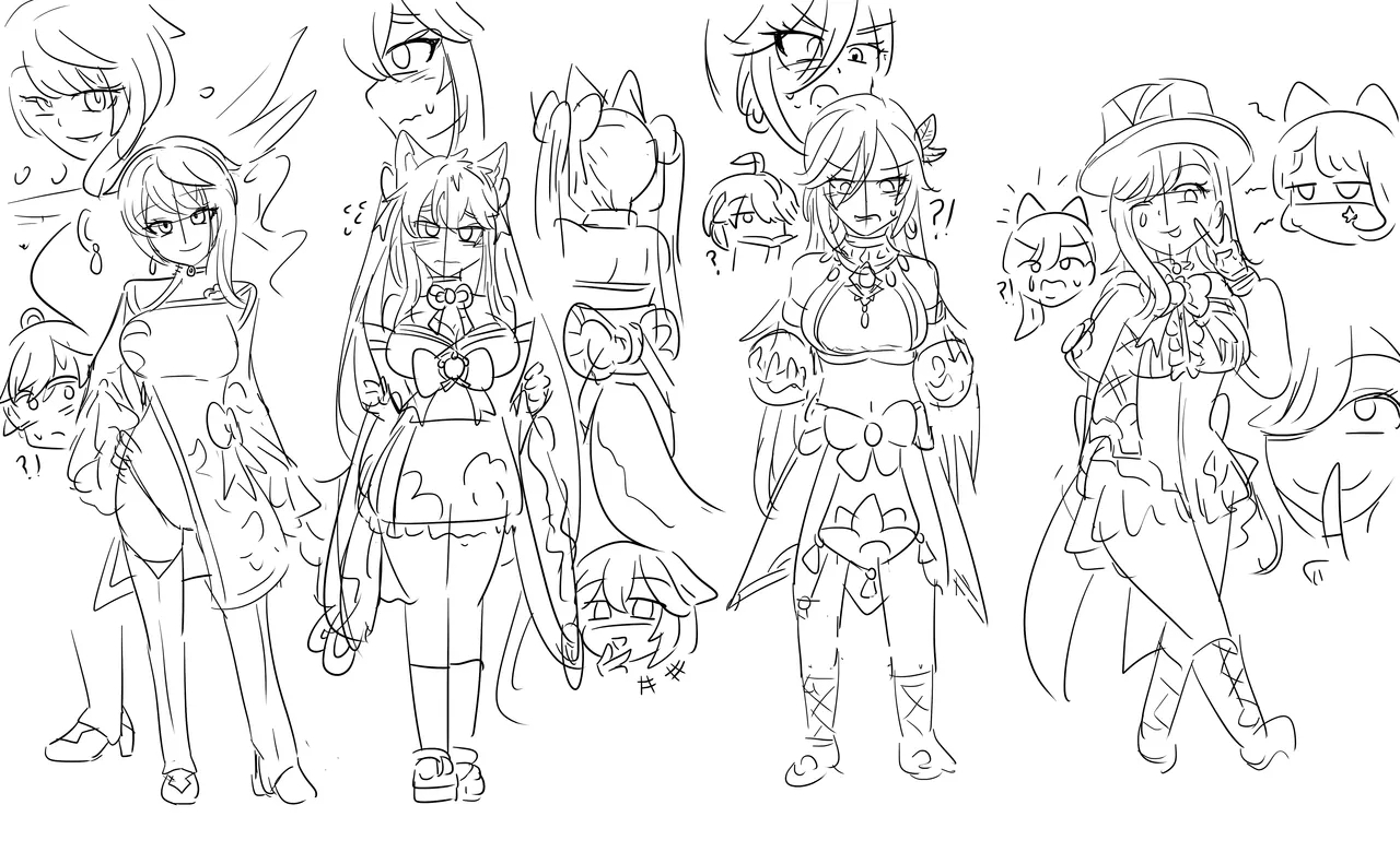 Teyvat Magical Girls 6