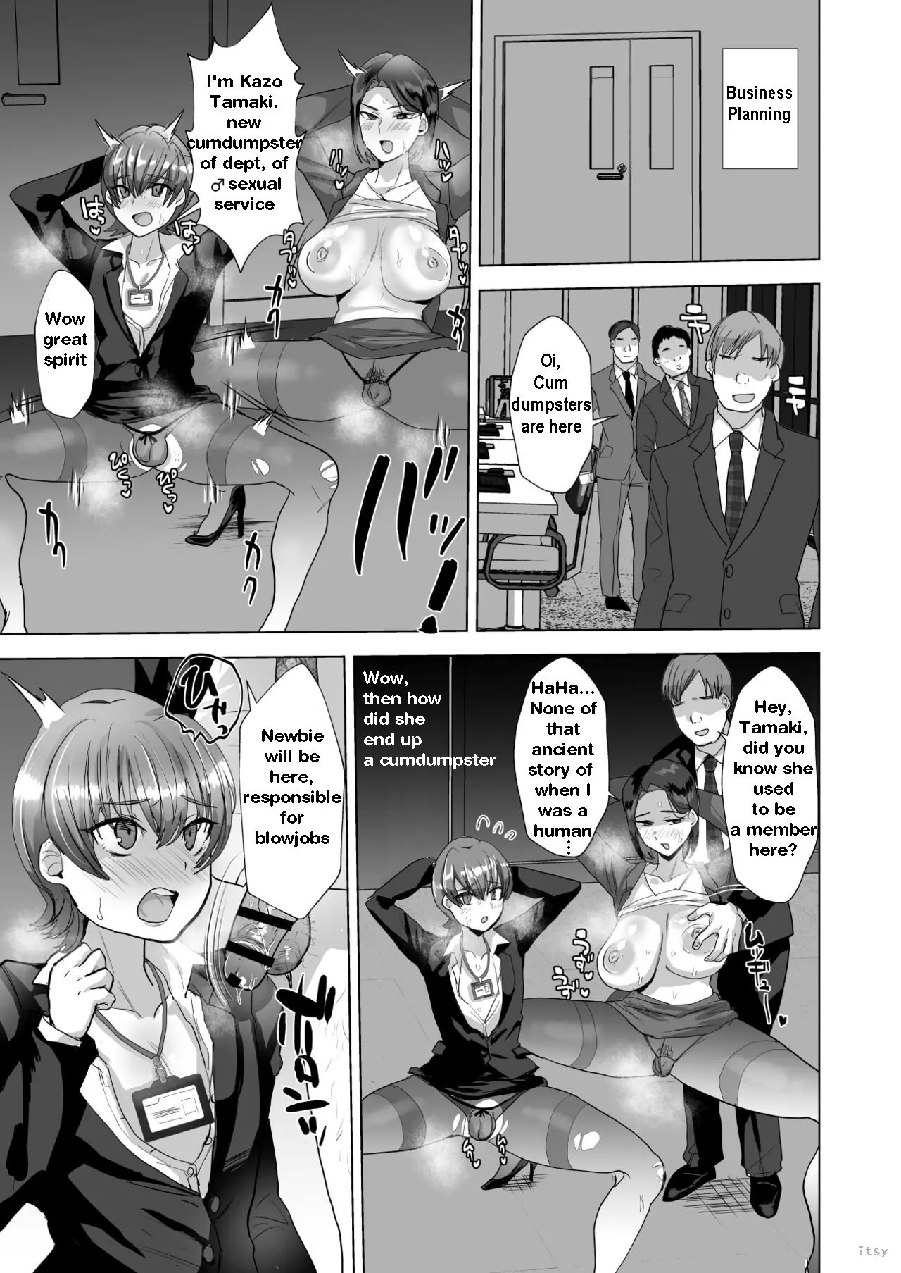 Sennou Mesu Ochi Seishori Nikubenki ♂-ka | Brainwashed ♂CumDumpsters of the Department of Sexual Service - Page 15