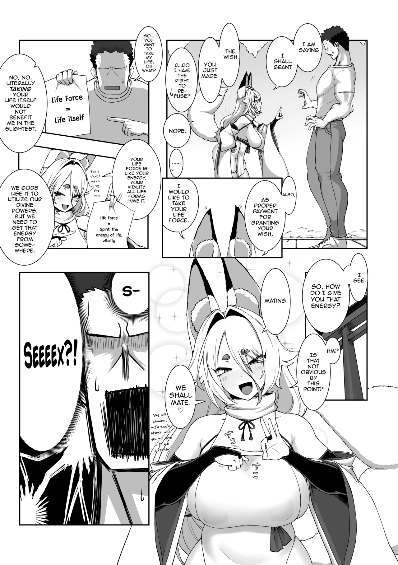 Kamisan to no Nuregoto Shinji | The Romantic Ritual With Fox Goddess Yuuko-san - Page 6