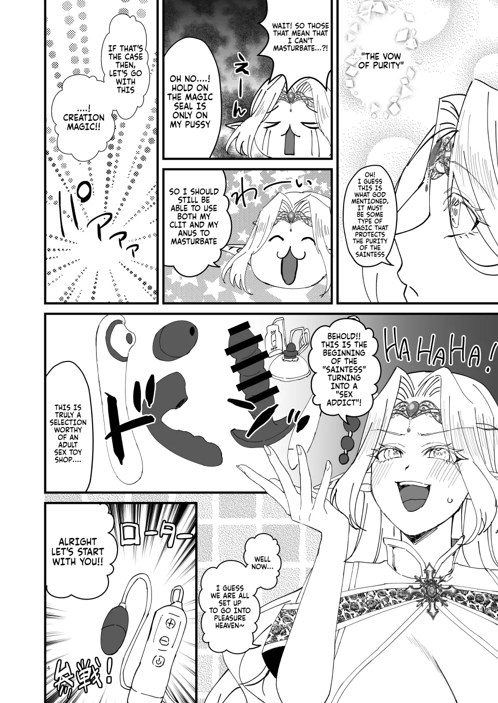Honban Kinshi TS Tentei Junketsu Seijo no Dosukebe Etsurakutan - Page 13