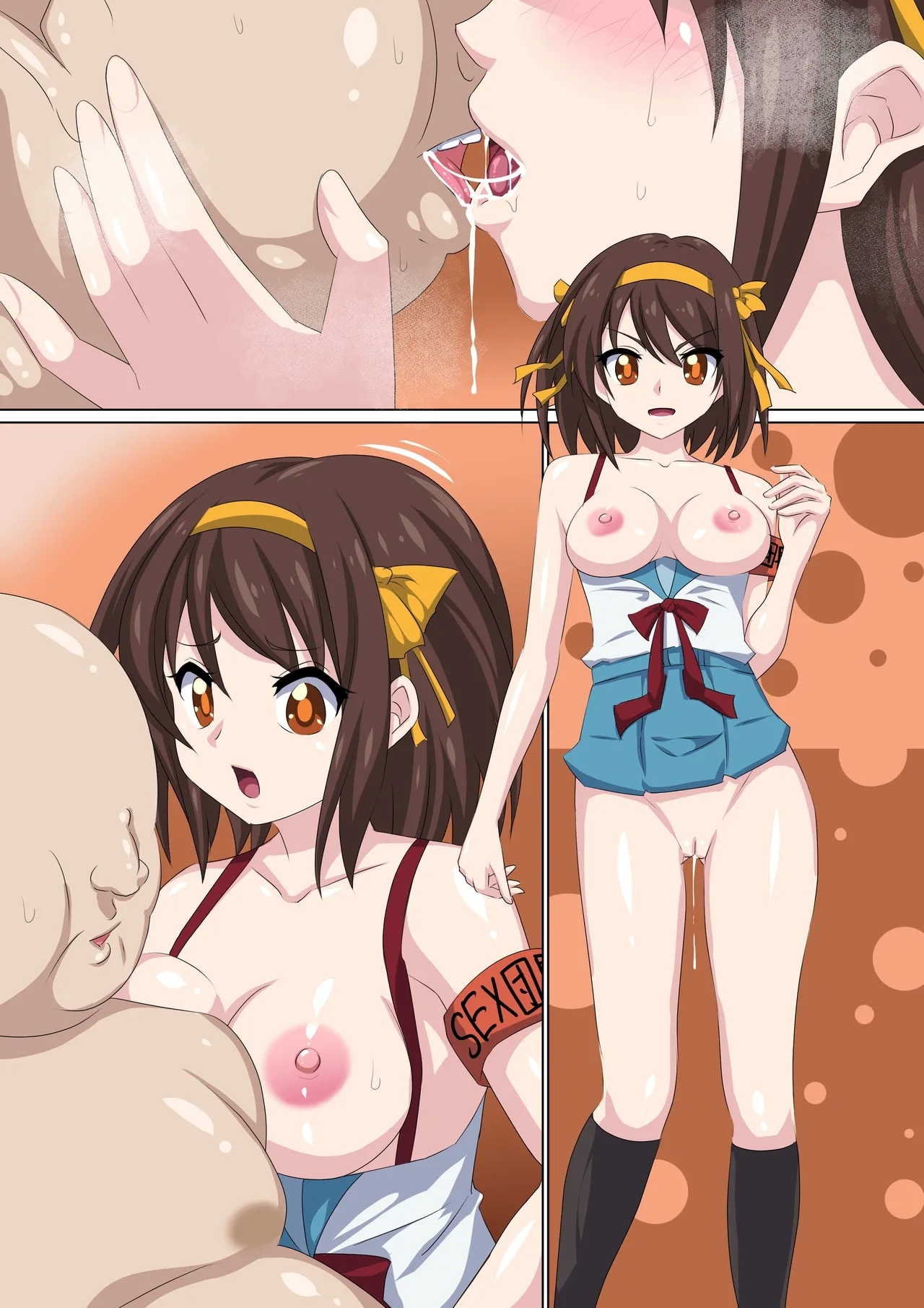 Namaiki na SEX Danchou ga Erasou ni Shinagara Oji-san Chinpo ni Yogari Kuruu www - Page 10