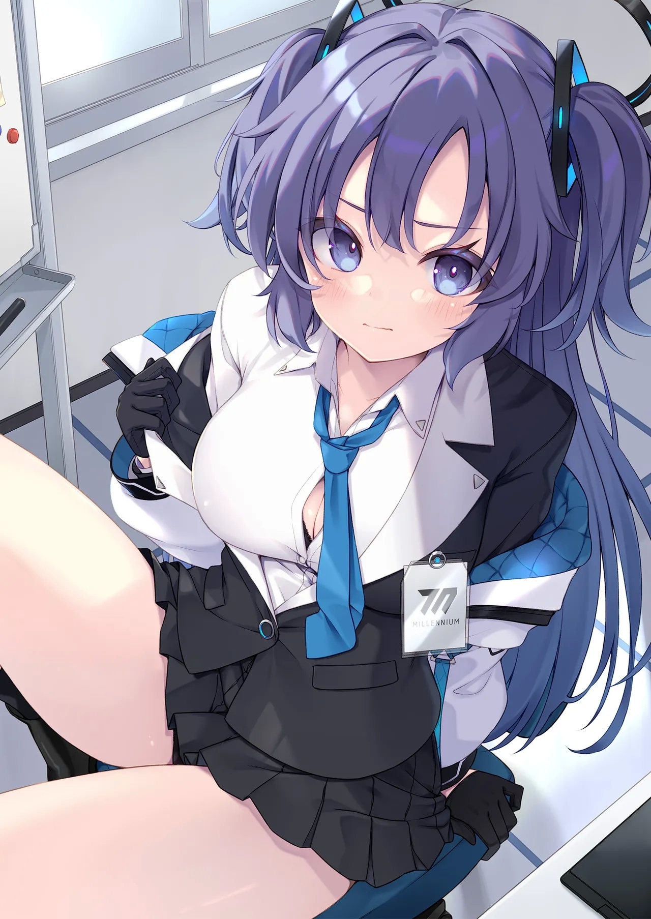 [Tuned by AIU (藍兎)] 押しかけジェラシー (ブルーアーカイブ) [中国翻訳] [DL版] - Hentaiaz.com - 2