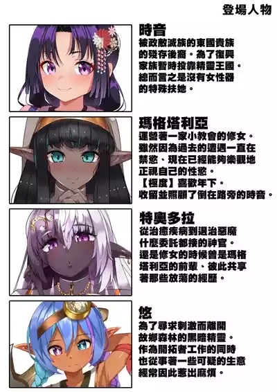 帶把女孩、扶她暗精靈和小人化·胎內回歸/Dickgirl to Futanari Dark Elf to KobitoTainai Kaiki. 3