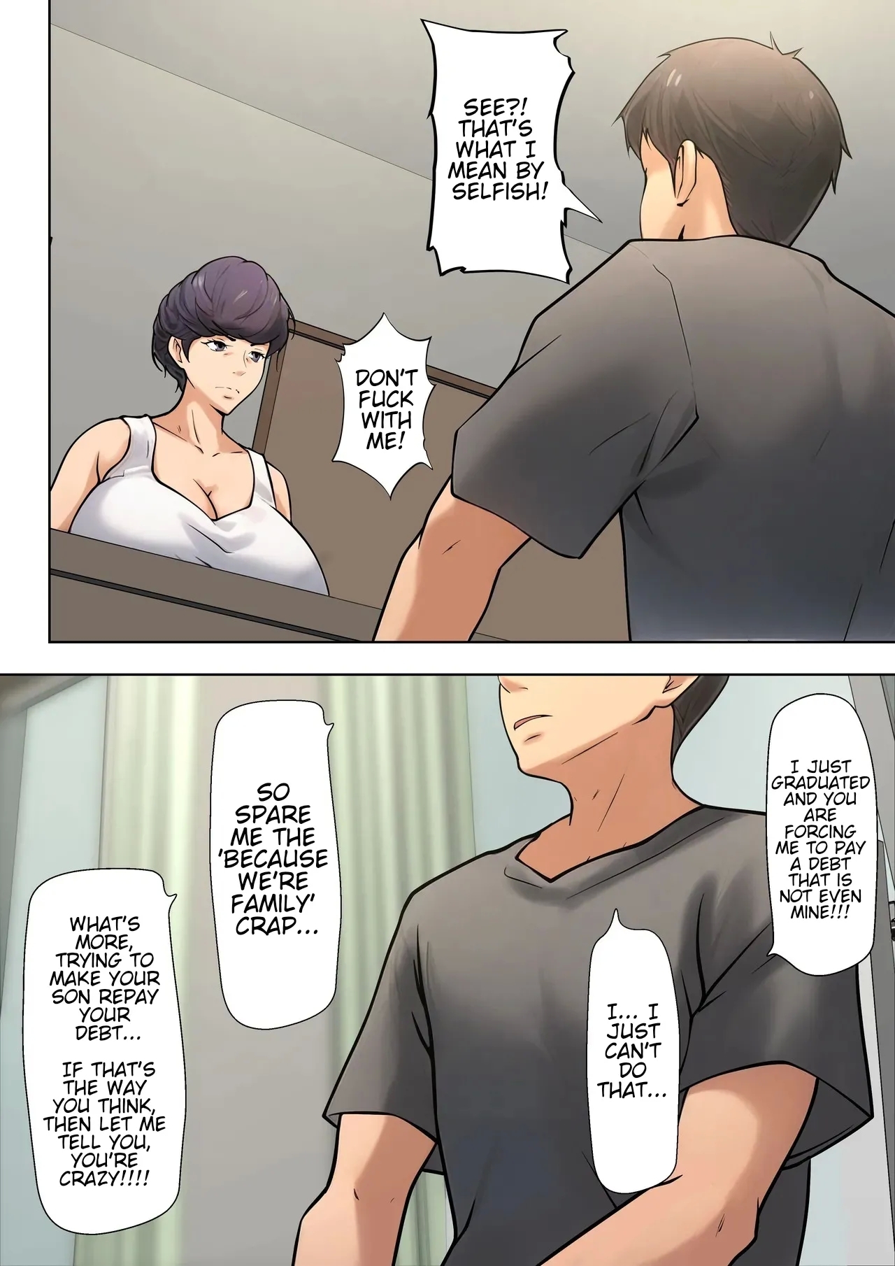 I guess I have no choice but to have sex with my mom - Page 13