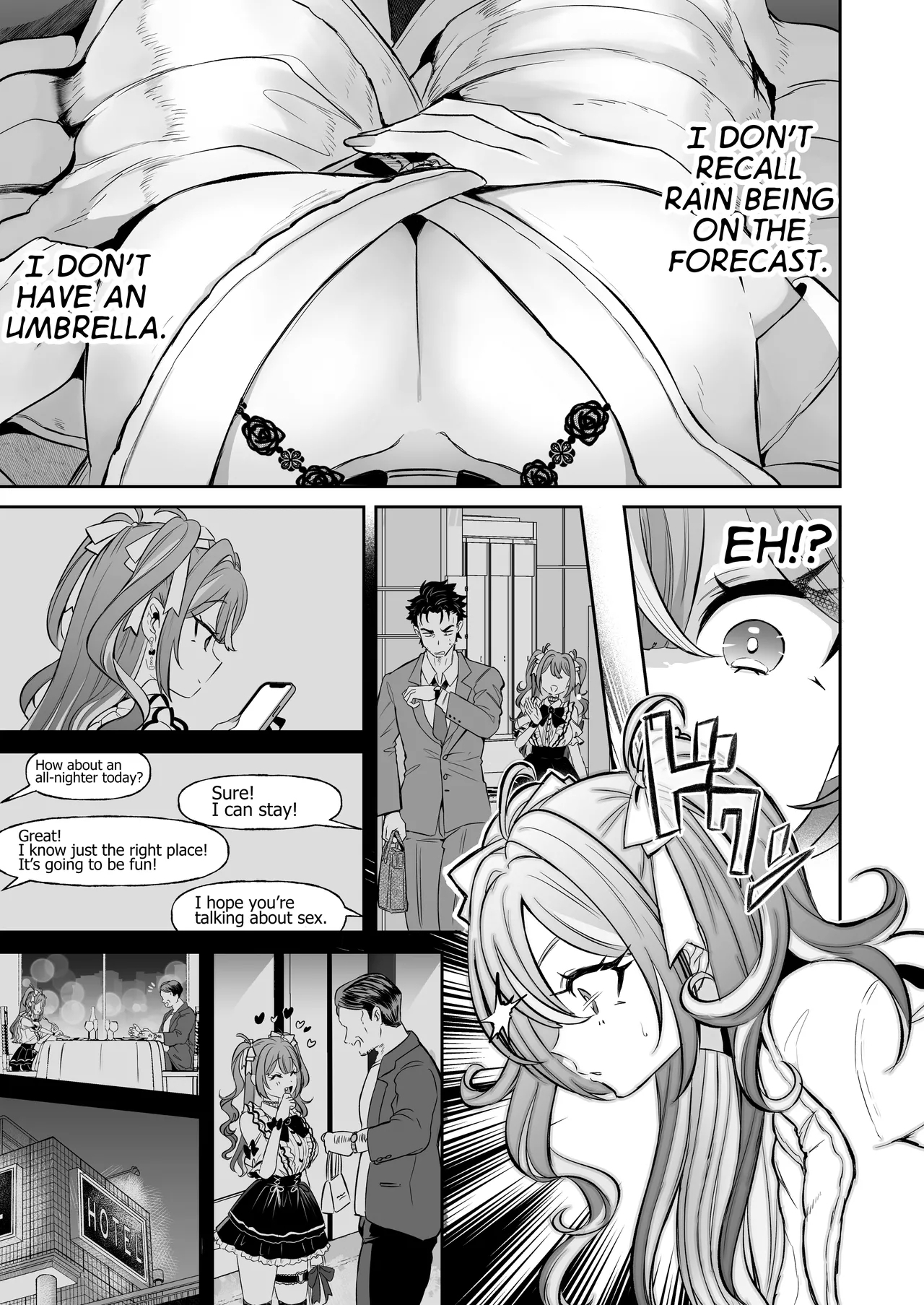 Pien na Ore, Shachiku na Watashi.- A pien me, A slave me. It was a black company until yesterday, but when i woke up, the world was dyed in Plonk and i can't help but laugh - Page 9