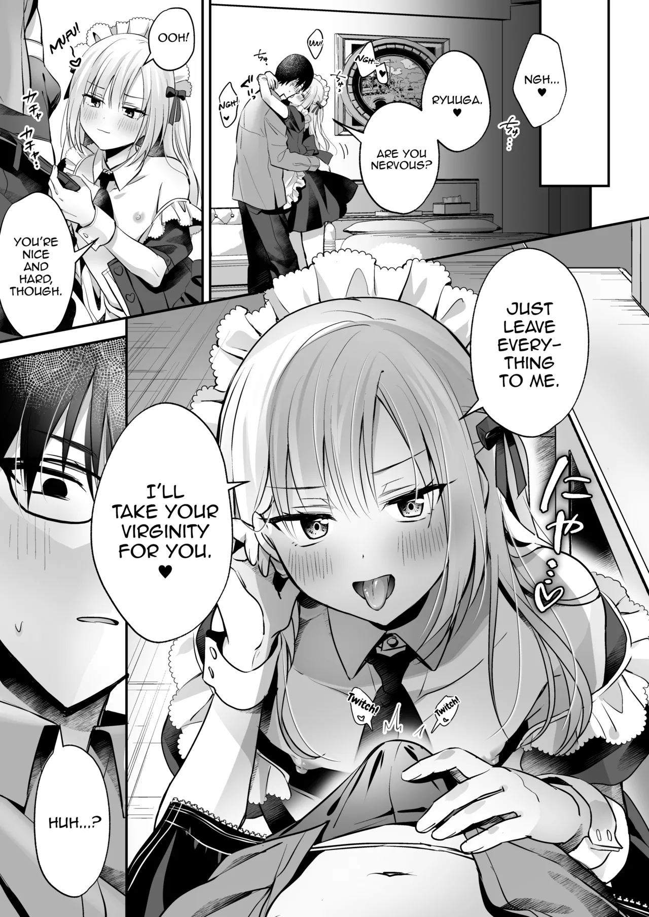 [やみつきごまきゅ～ (りく)] メスイキメイドくん危機イッパツ♥ [英訳] - Hentaiaz.com - 3
