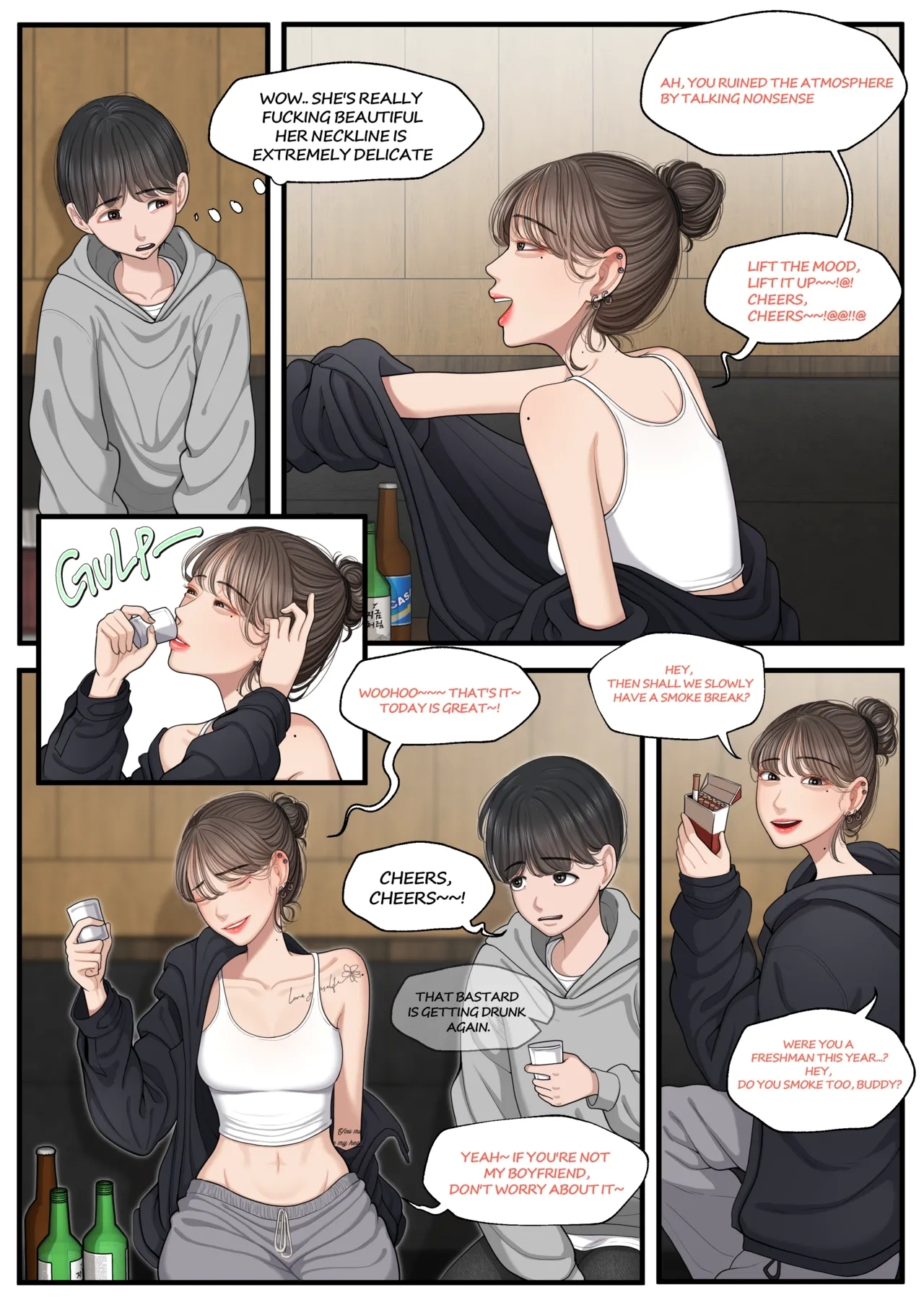 At a bar - Senior with a bad personality 1 & 2 - Page 2