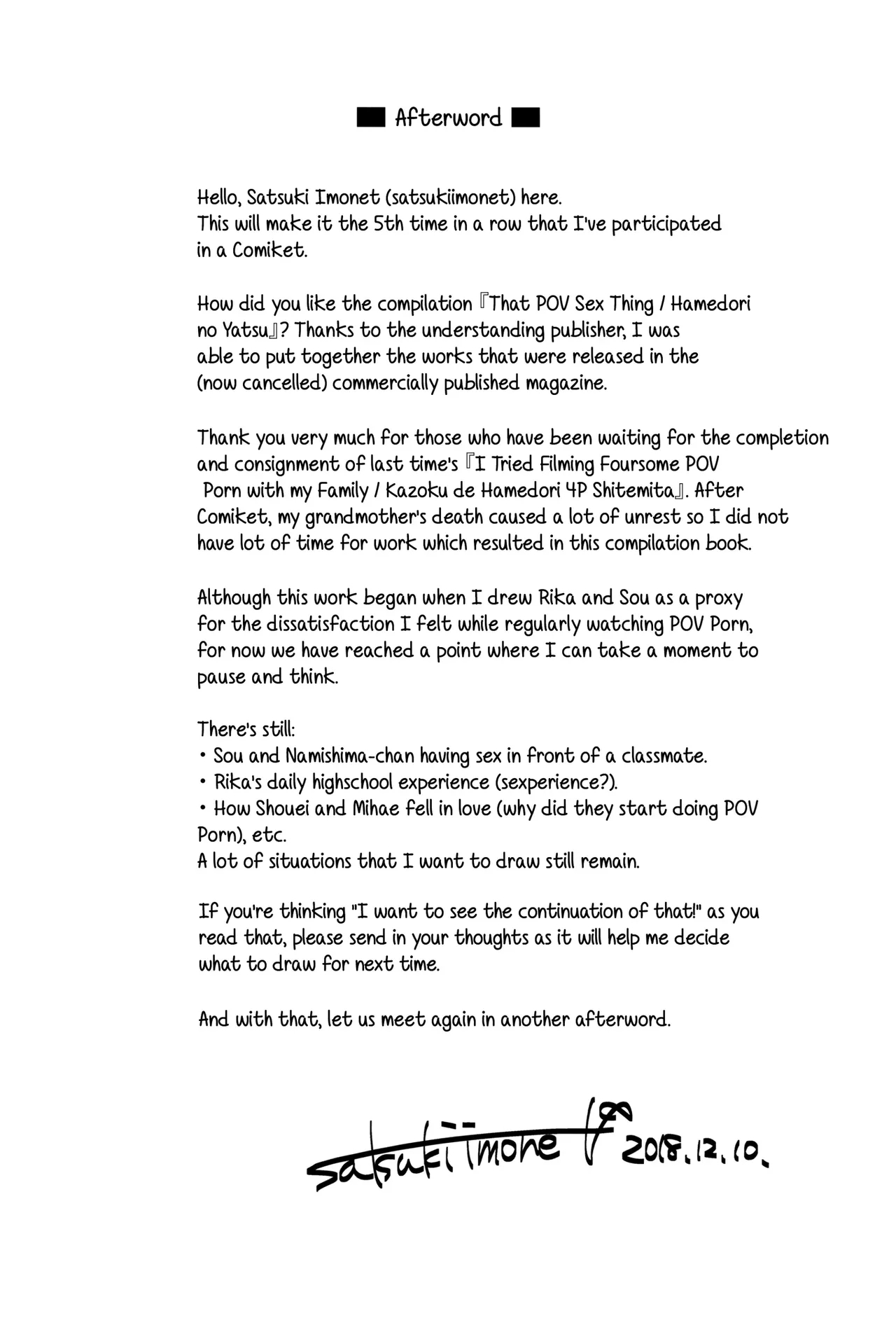 HAMEDORI no YATSU♥ | That POV Sex Thing♥ - Page 89