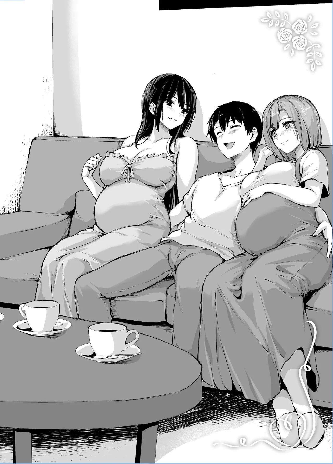 巨乳が2人いないと勃起しない夫のために友達を連れてきた妻総集編 - Page 223