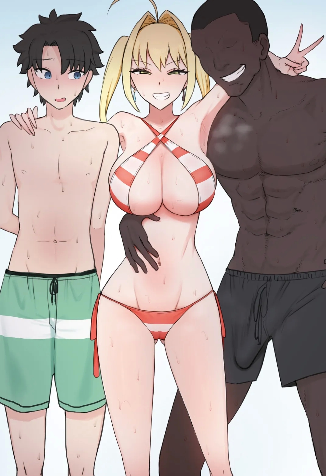 Nero x BBC Uwaki H Misetsuke | Nero × BBC Cheating H Show-off 6