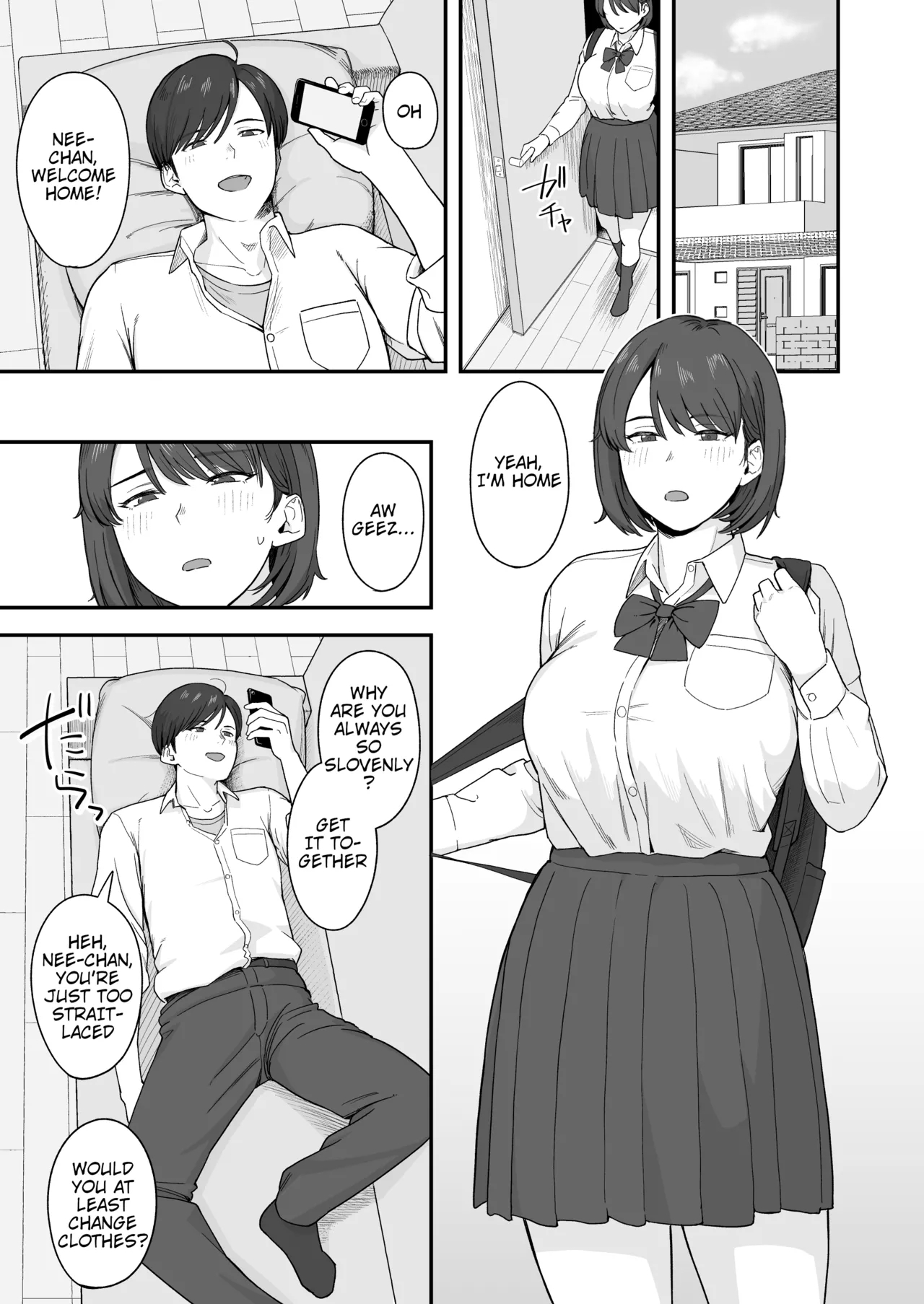 Benkyou ni Shuuchuu Shitai Muttsuri na Ane wa, Karada no Aishou Bacchiri na Otouto no Sasoi o Kotowarenai | The Reluctant Sister Who Wants to Focus On Study Can't Resist Temptation From the Brother She Shares Perfect Body Compatibility With - Page 3