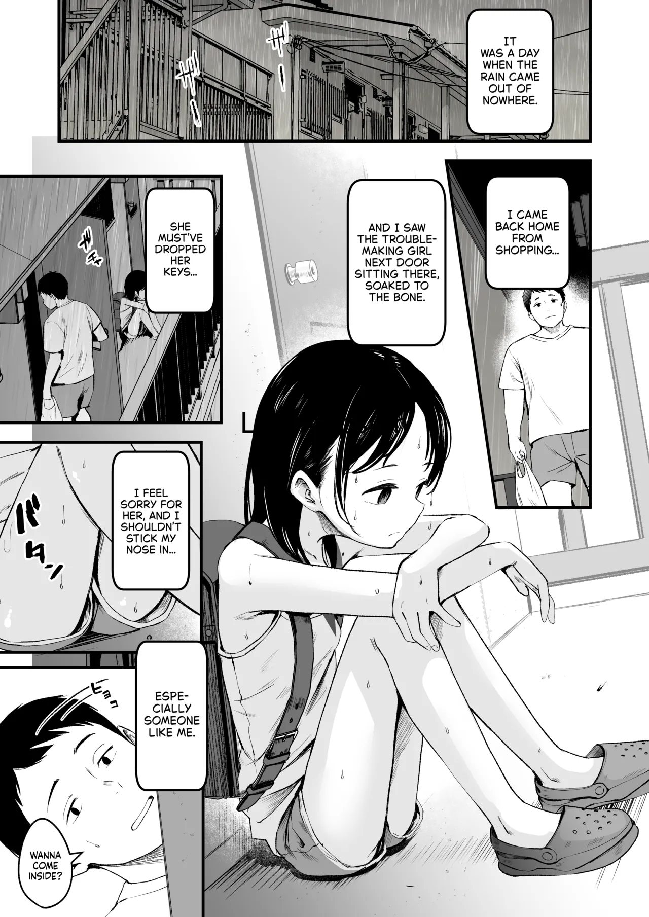 Tonari no Furyou Shoujo o Tasuketara Ippai H na Koto Sasete Kureta Hanashi | The Story About How I Helped a Troublemaking Girl Next Door, And She Let me do a Bunch of Naughty Things to Her - Page 4