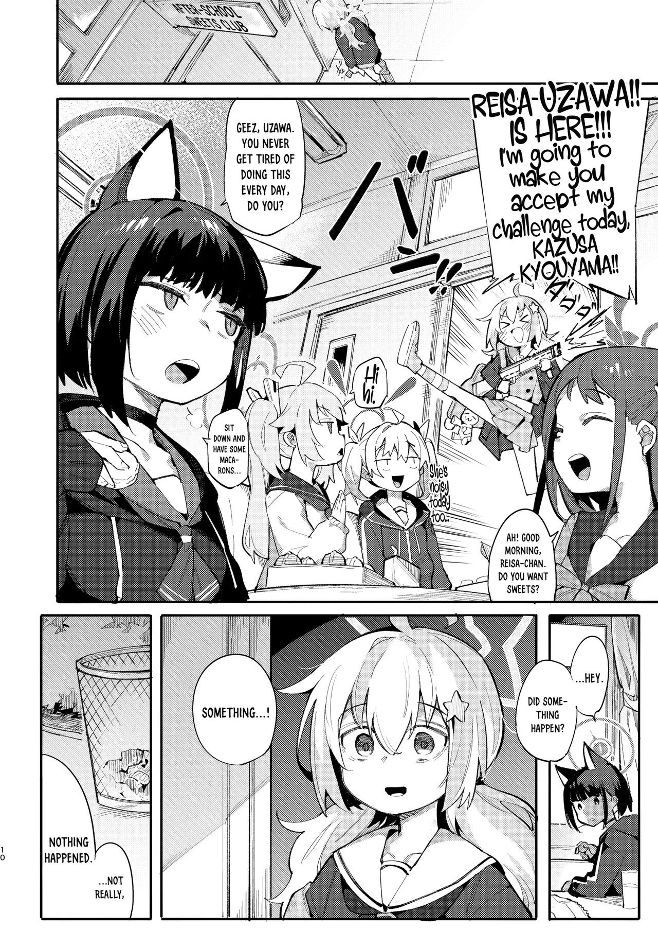 BlueArch Ryoujoku Goudoushi "CuteAggression" - Page 10