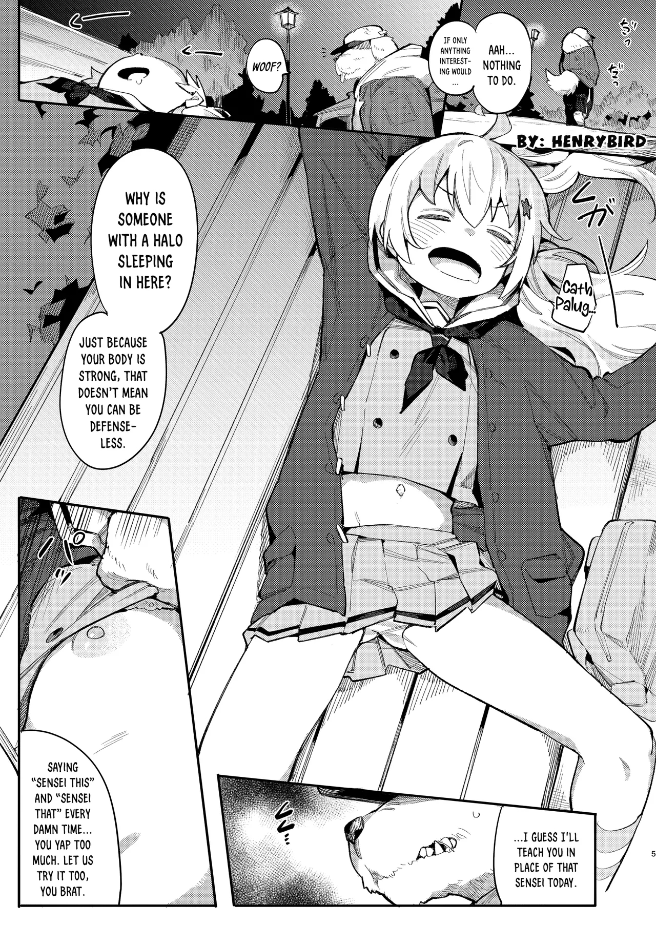 BlueArch Ryoujoku Goudoushi "CuteAggression" - Page 5