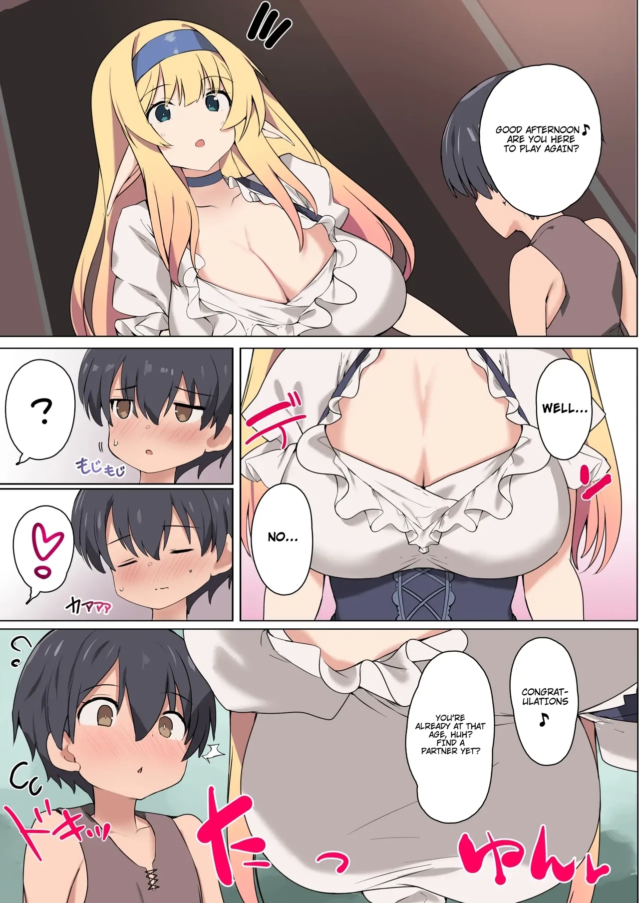 Seiyoku ni Rikai no Aru Elf no Oneesan Took my Virginity - Page 4