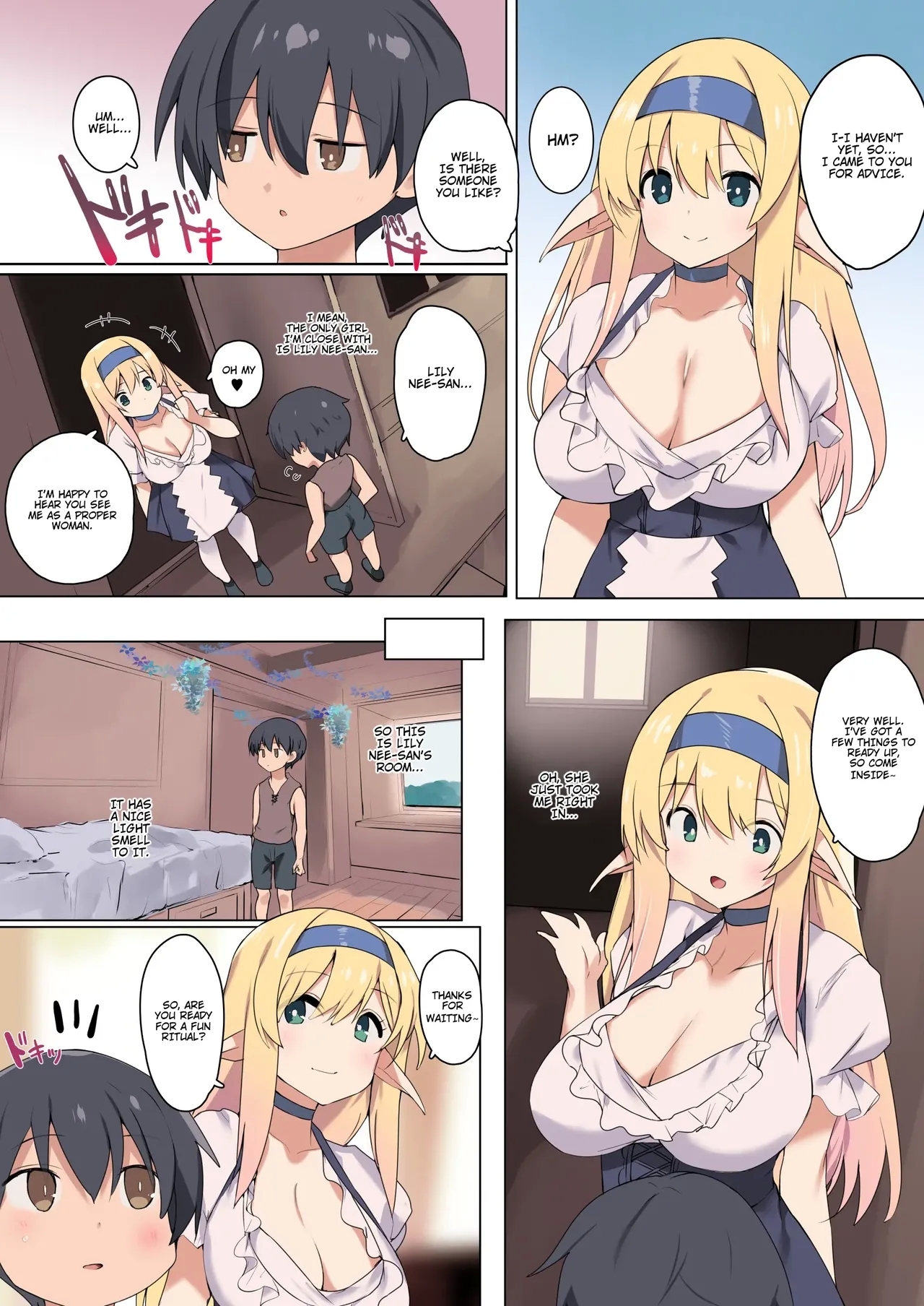 Seiyoku ni Rikai no Aru Elf no Oneesan Took my Virginity - Page 5