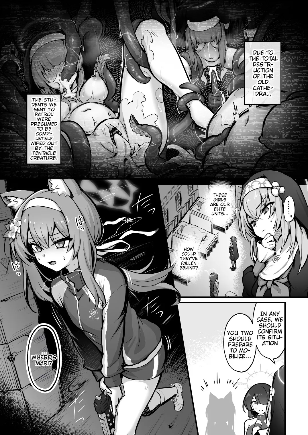 Mari Shokushu Ochi II | Mari's Fall to Tentacles II - Page 2