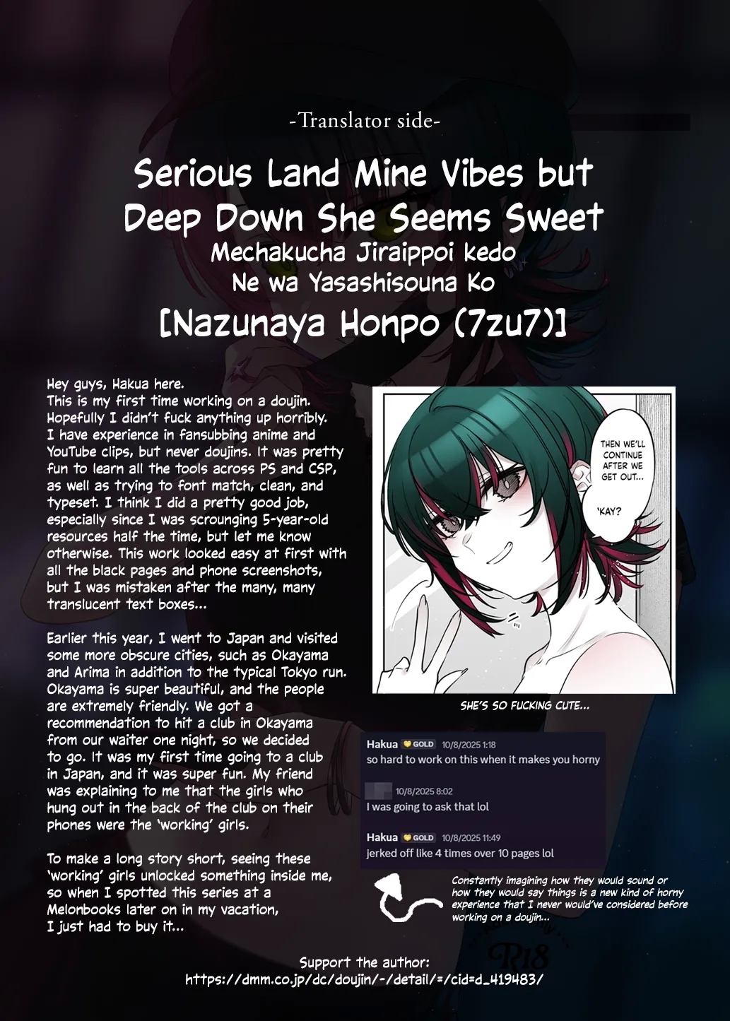 Mechakucha Jiraippoi kedo Ne wa Yasashisouna Ko | Serious Land Mine Vibes but Deep Down She Seems Sweet - Page 55
