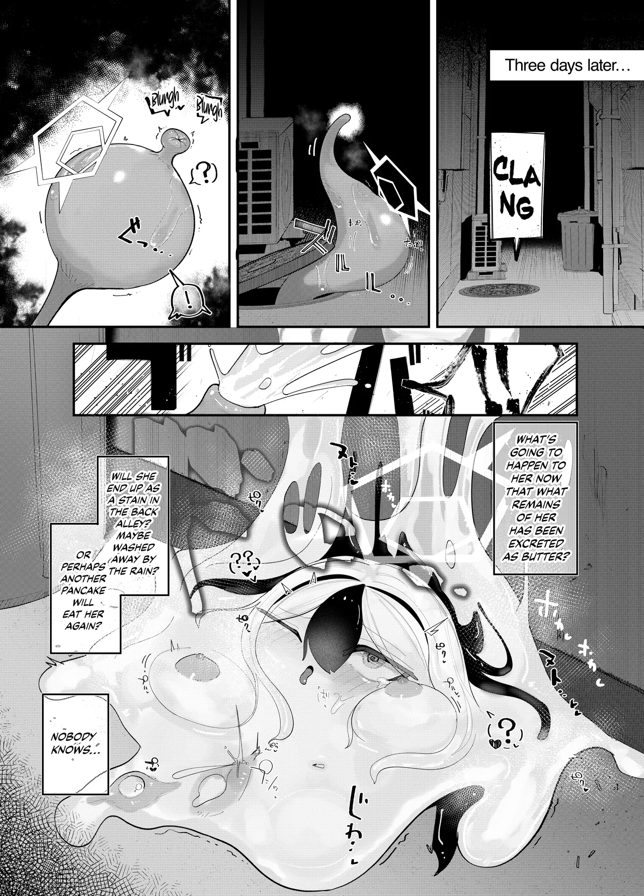 Pankeeki NI Maketa Onikata Kayoko GA Shokushuukan No Matsu Doro Doro Battaa NI Naru Hon | Sticky Kayoko, a Story Where Pan-Chan Rapes and Turns Her Into a Buttery Mess! - Page 22