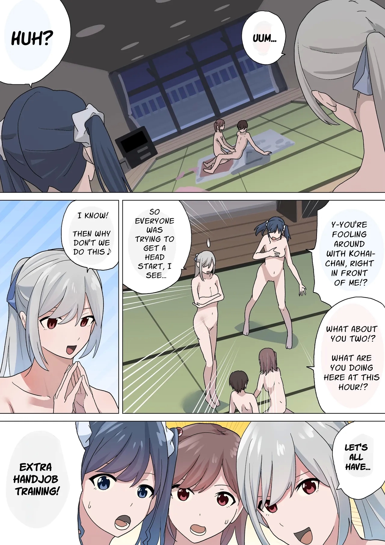 Dekokibu Kyouka Gasshuku | Handjob Club Training Camp - Page 45