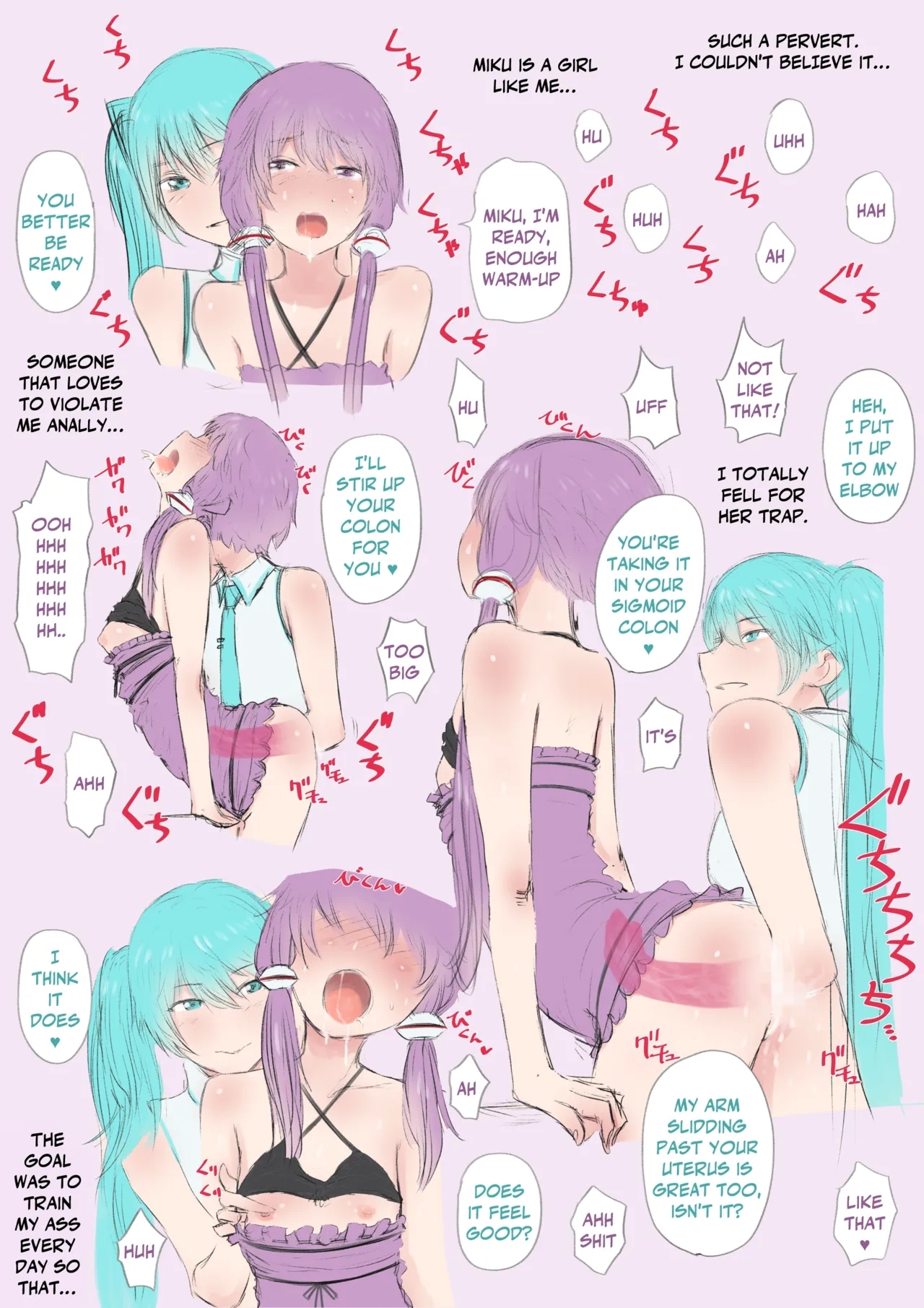初音ミクが結月ゆかりの肛門を完膚なきまでめちゃくちゃに破壊しちゃうようなやーつー - Hentaiaz.com - 3
