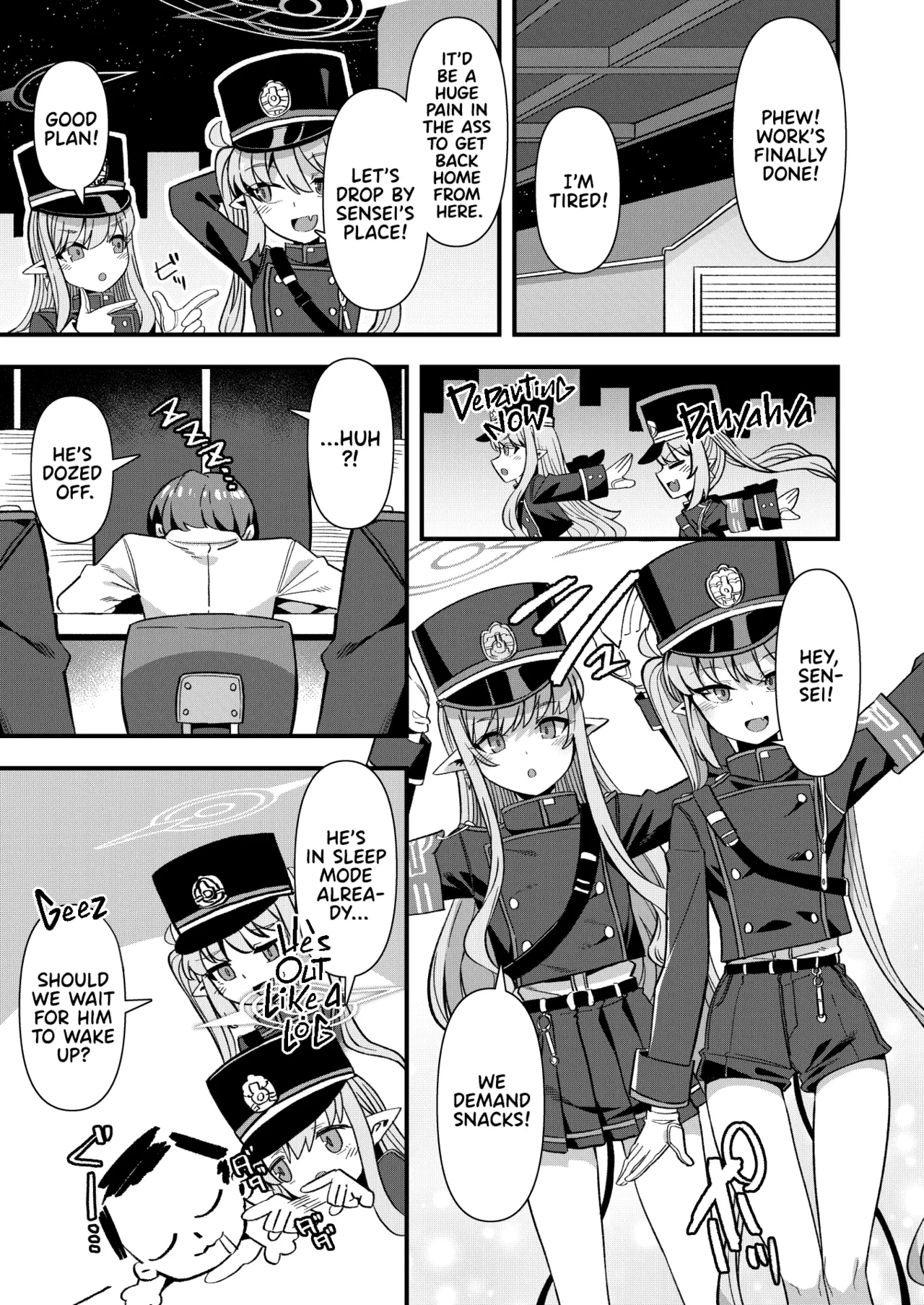 [針金紳士同盟 (針金紳士)] シュッポになれば先生の理性も崩壊するかもしれない! (ブルーアーカイブ) [英訳] [DL版] - Hentaiaz.com - 2