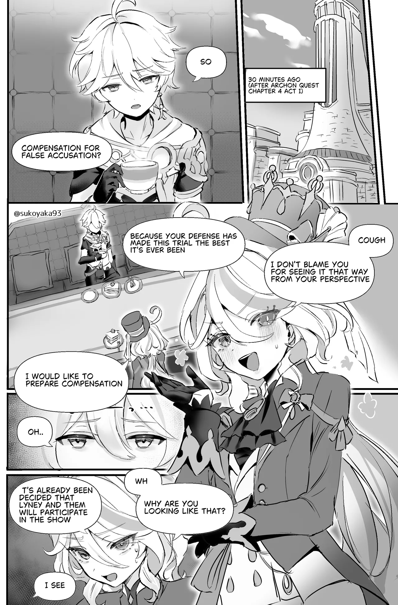 Kimi no Guroshi de Kanpai - Cheers with her glass - Page 4