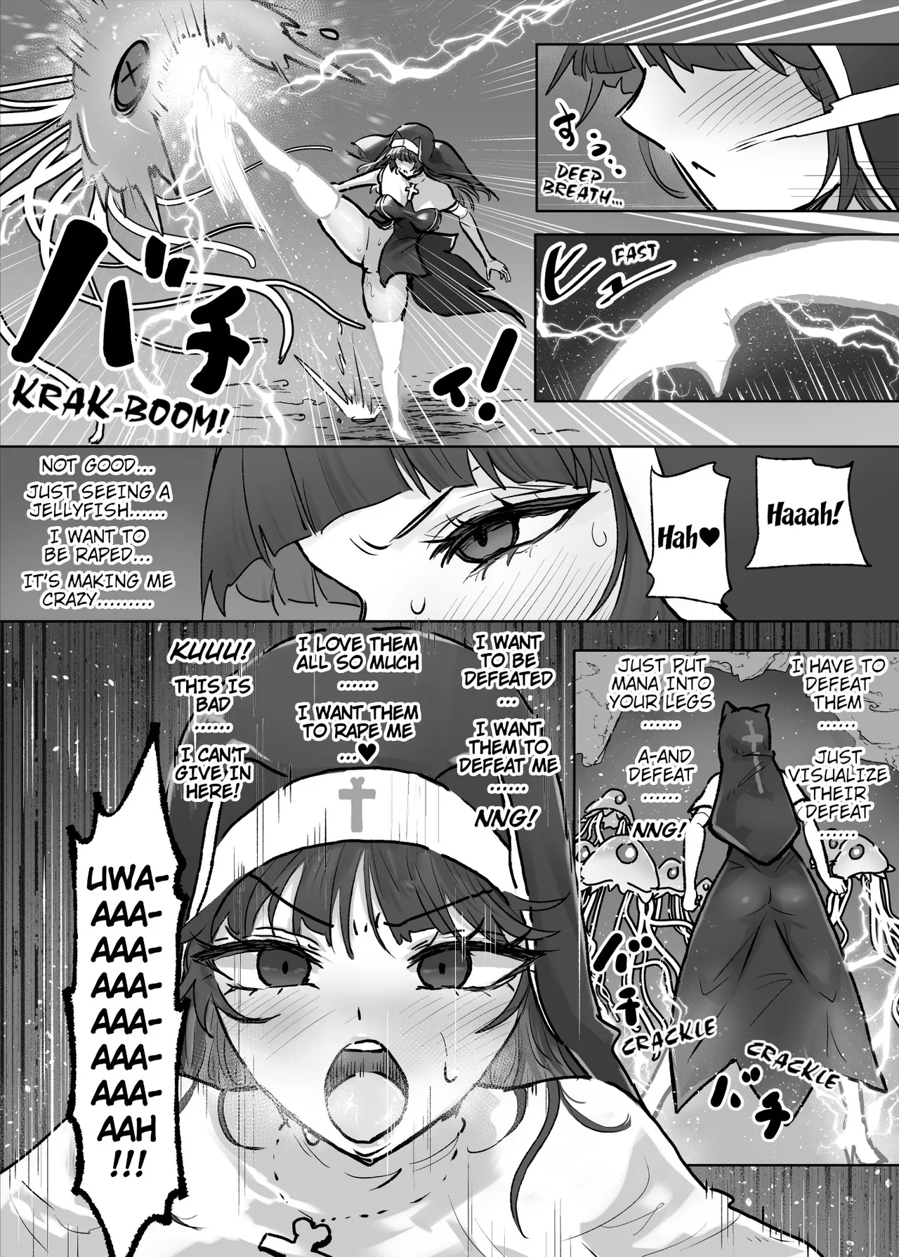 Joutai Ijou Taisei SisterResistant Nun vs. Resistance-Penetrating Hypnotic Jellyfish - Page 13