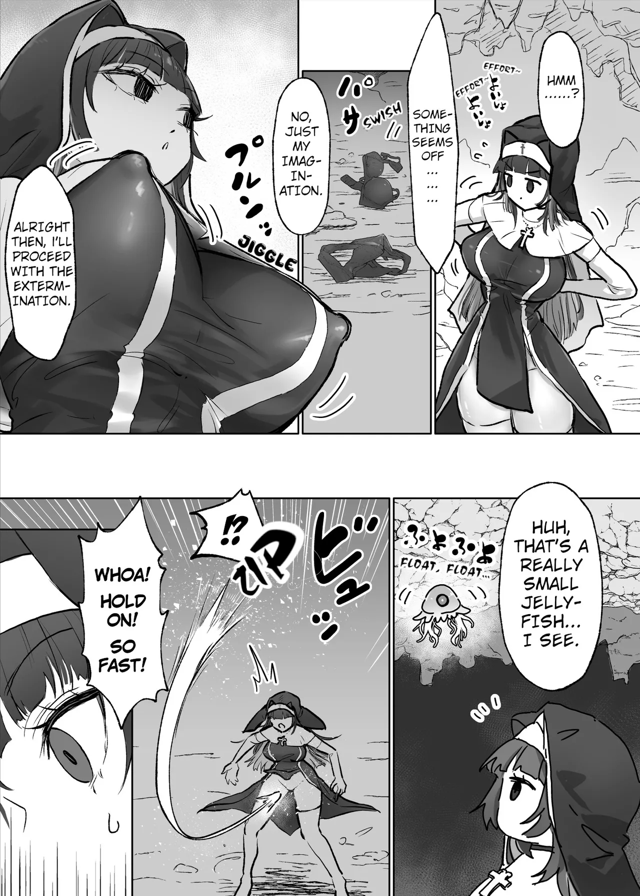 Joutai Ijou Taisei SisterResistant Nun vs. Resistance-Penetrating Hypnotic Jellyfish - Page 8