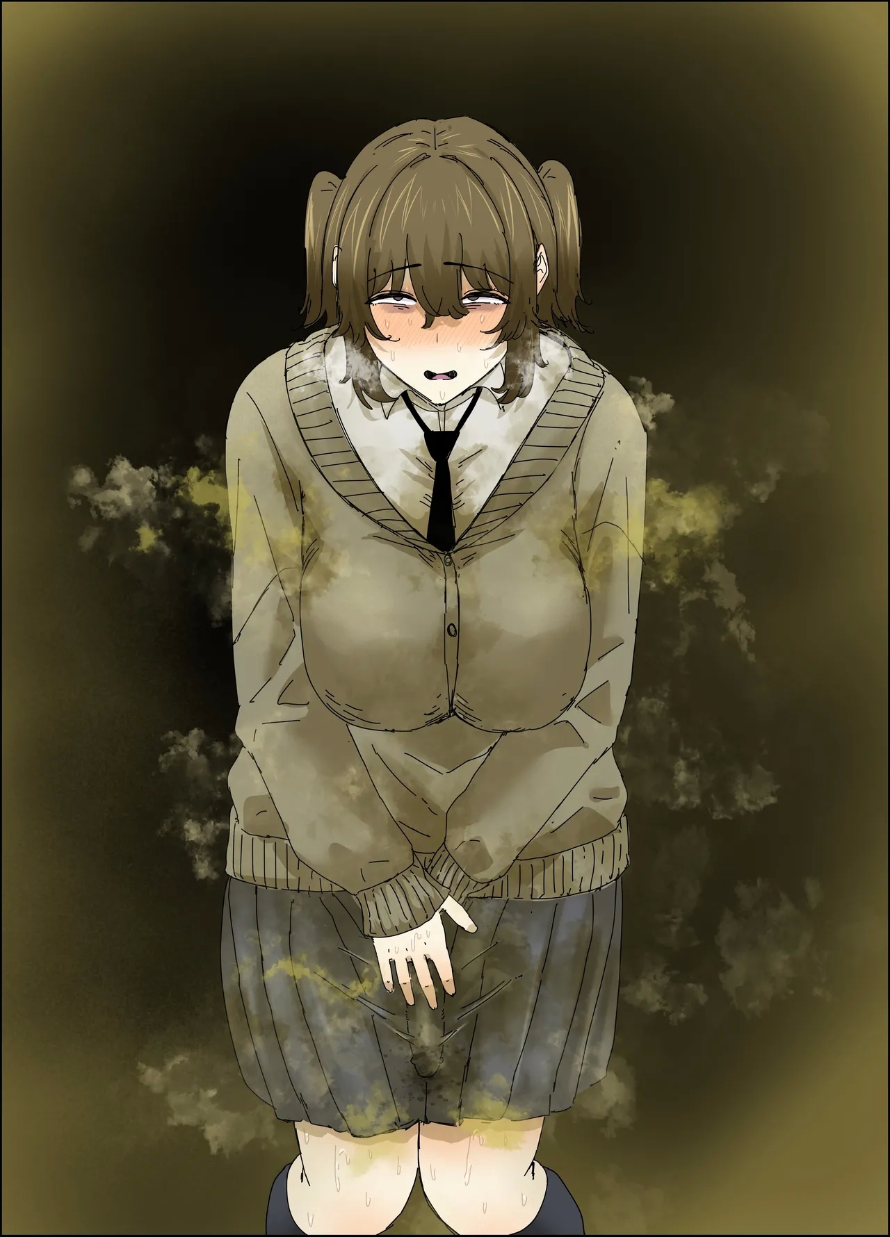 【フルカラー15P】臭い巨尻黒ギャルは陰キャフタナリちゃんが好き - Page 4
