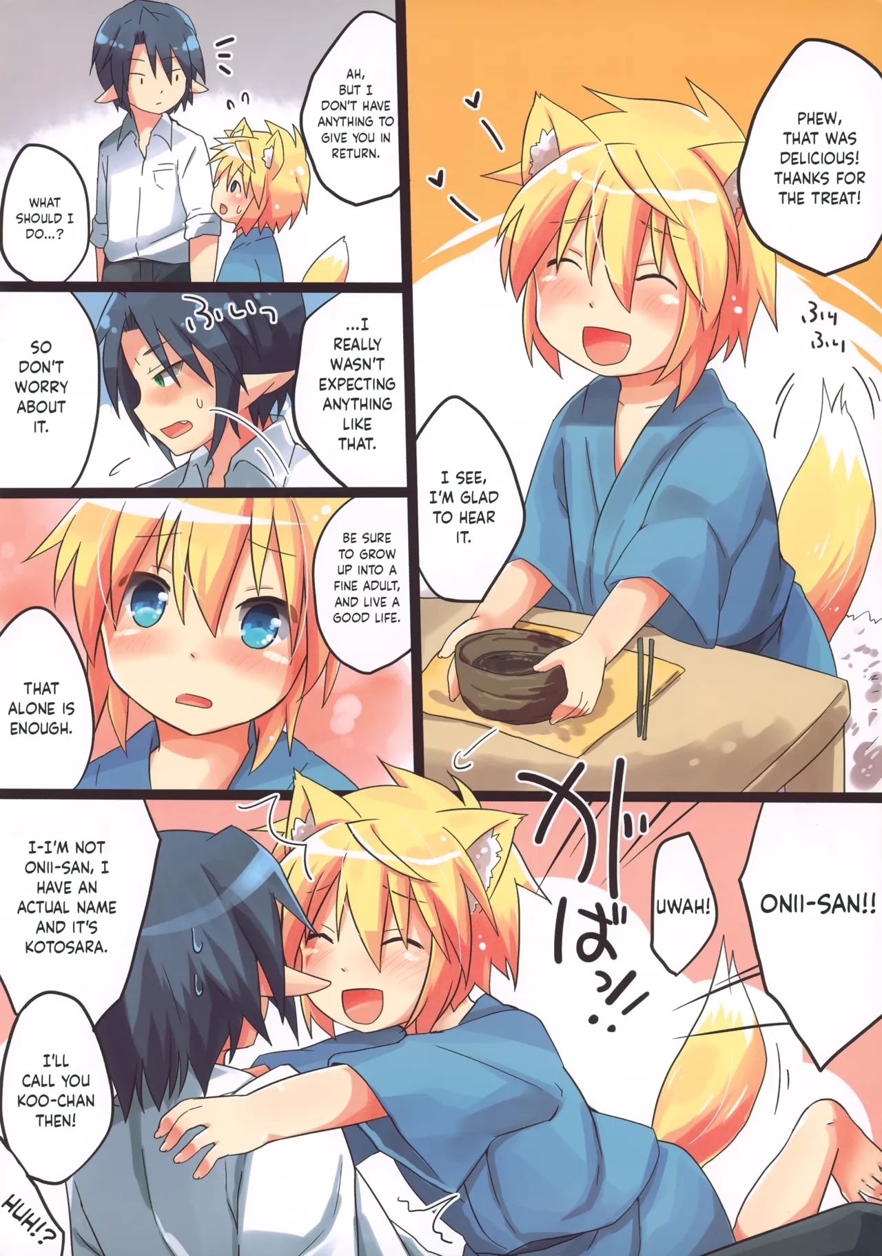 Hatsu! Kogitsune ♂ Hiroimashita. | First! I Adopted a Little Fox Boy - Page 3
