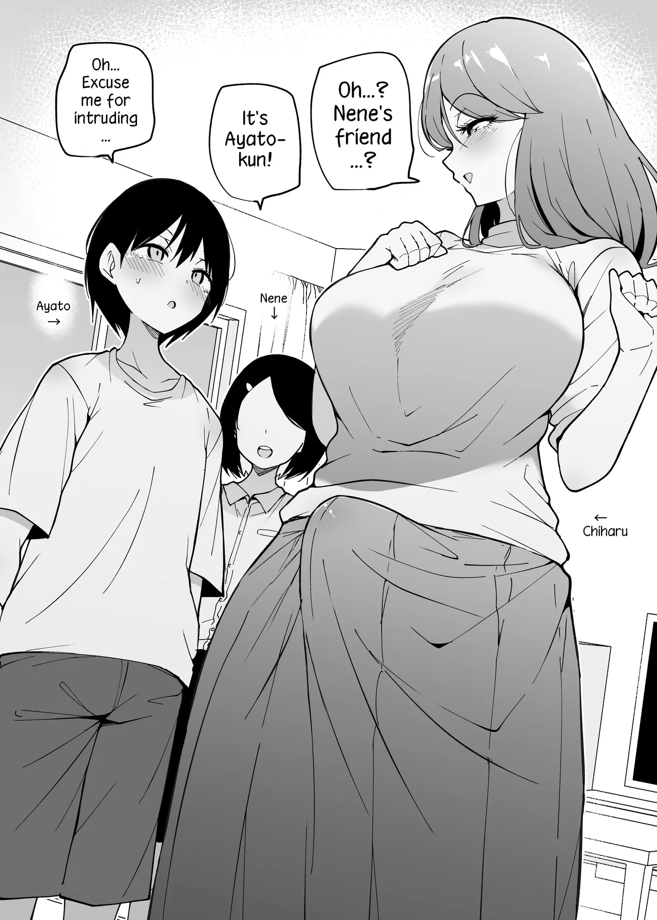 Tomodachi no ie de | At a Friend's House - Page 1