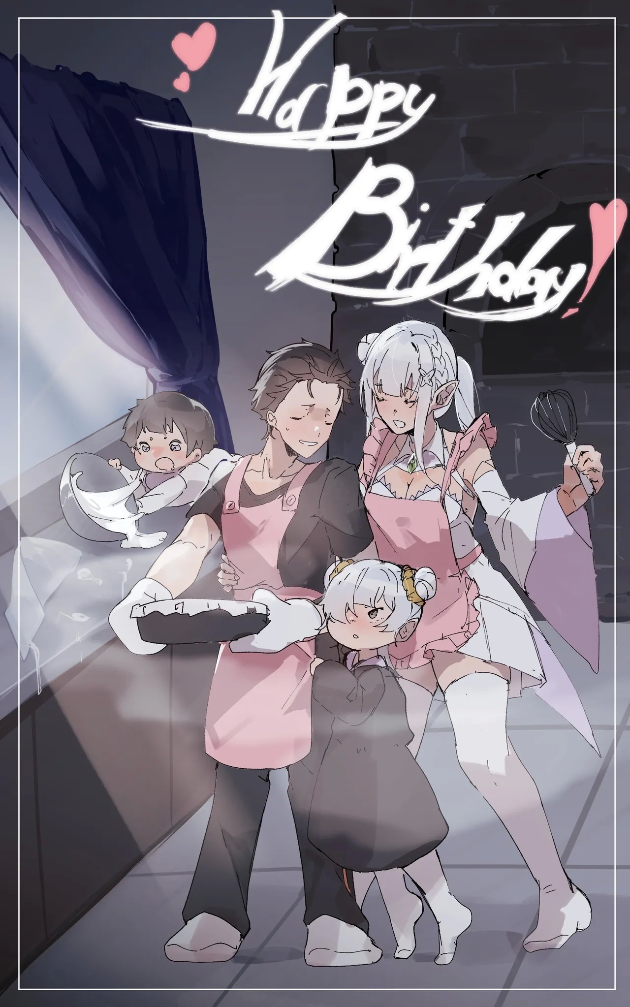 [アンゲル】 エミリア誕生日 2 （Re:ゼロから始める異世界生活） - Hentaiaz.com - 1