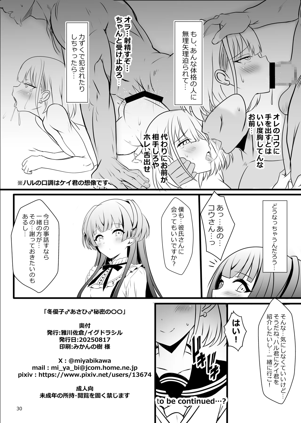 Fuyuko♂Asahi♂ himitsu no ○○ - Page 30