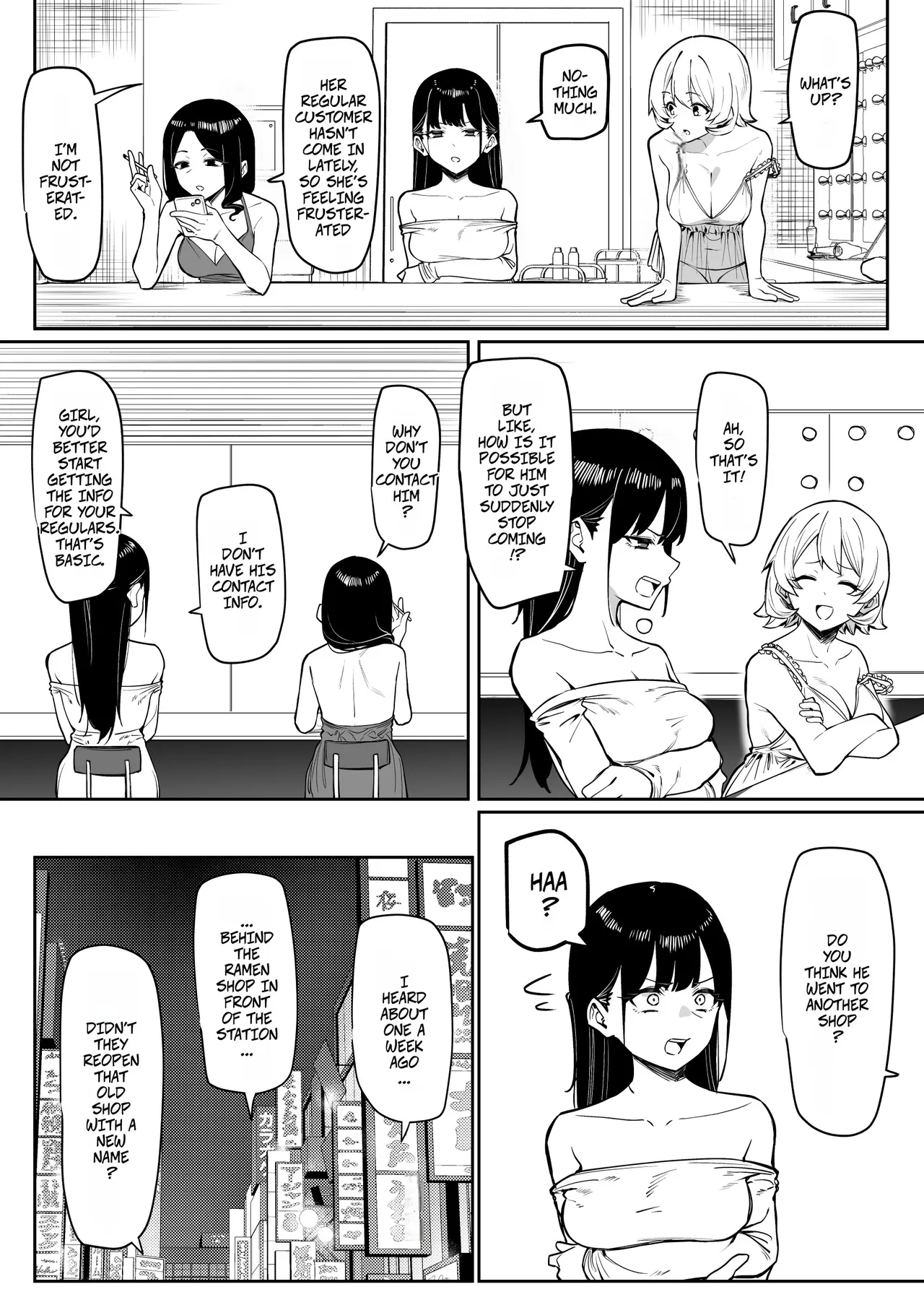 How I Met my Old Classmate at an Adult Service Place 6Ecchi na Omise ni Ittara, Mukashi no Doukyuusei ga Ita Hanashi Sono 6 - Page 2