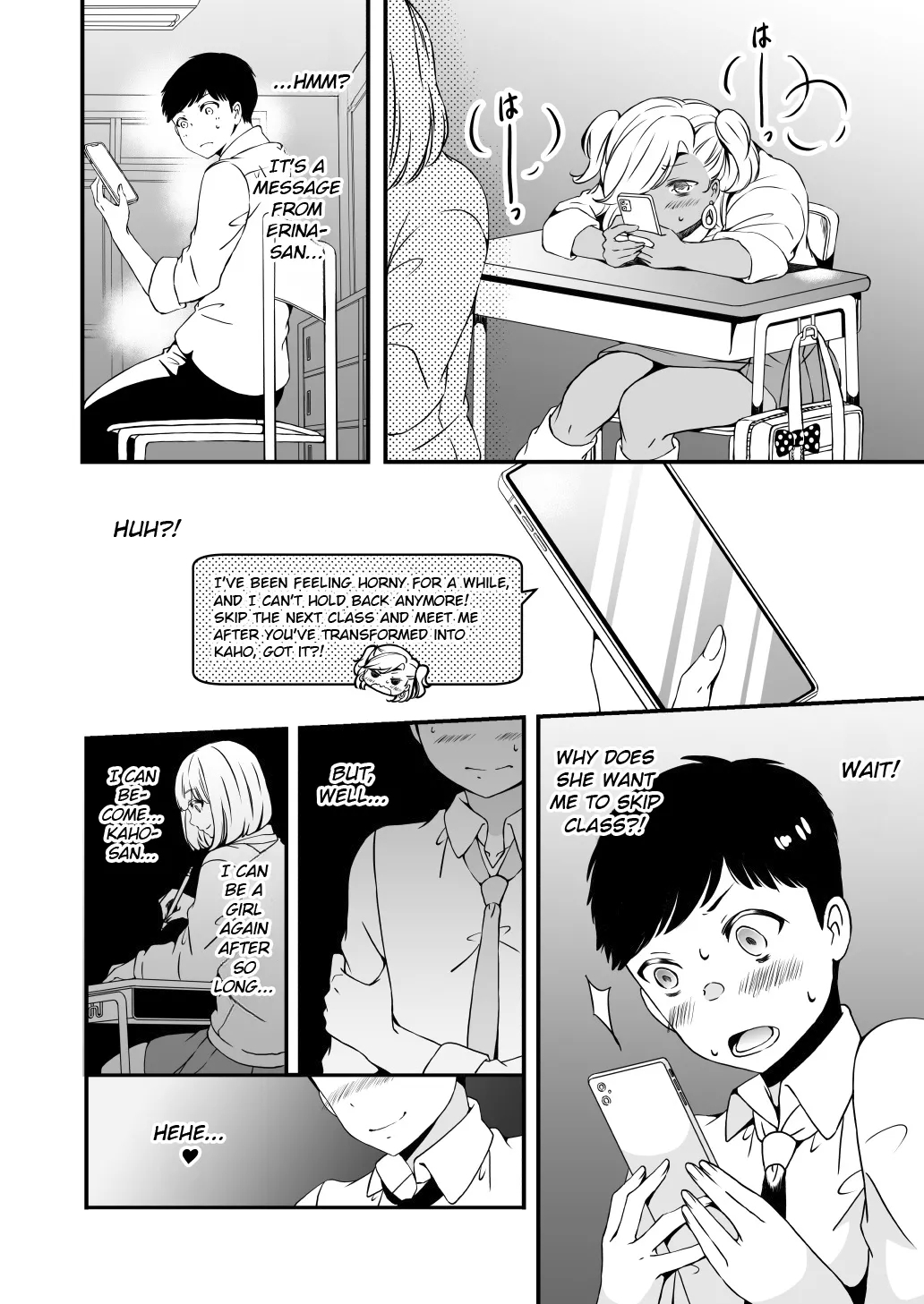 Onnanoko ni Naritai Ore to, Onna ni Akita Gal 3 - Page 4