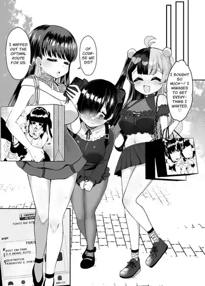 Ochinpo Joshi 3-nin, NatsuComi Senrihin Yominagara Nuite Hamete Mata Nuita. | Three Dick Girls Jerked Off To Their Summer Comiket Loot, Fucked, And Then Did It Again 8