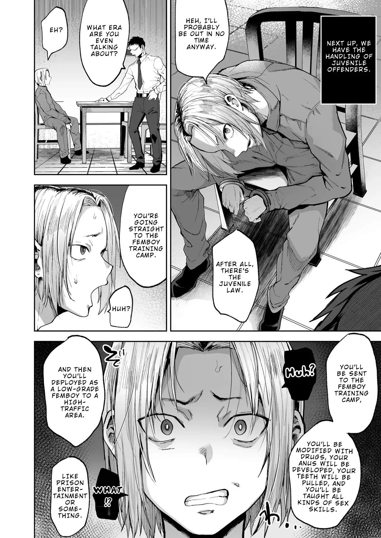 Si Dan Hou Syakai Ni Ikiru Dansei Gata Sei Housi Katiku | Male Sex Slaves Living in the Femboy-Law Society - Page 18