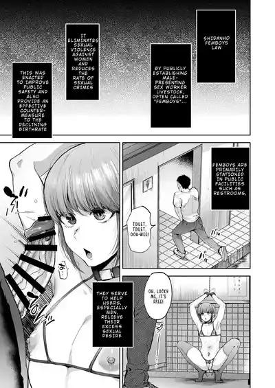 Si Dan Hou Syakai Ni Ikiru Dansei Gata Sei Housi Katiku | Male Sex Slaves Living in the Femboy-Law Society 7