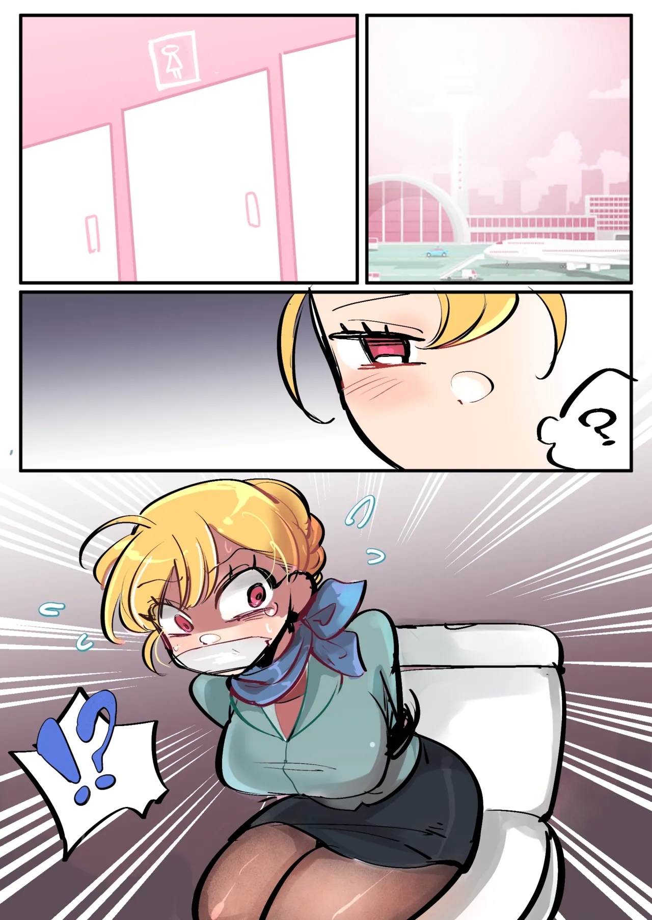 Become a stewardess /化身美女空姐 - Page 1