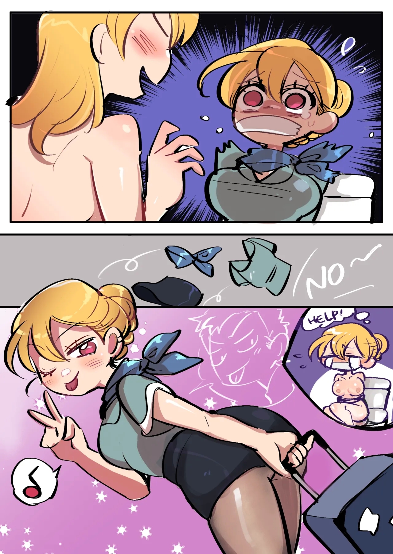 Become a stewardess /化身美女空姐 - Page 4