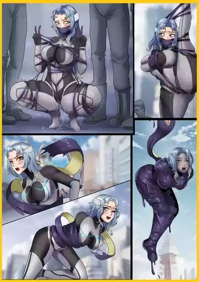 紧身衣女战士被寄生生物肆意玩弄 1